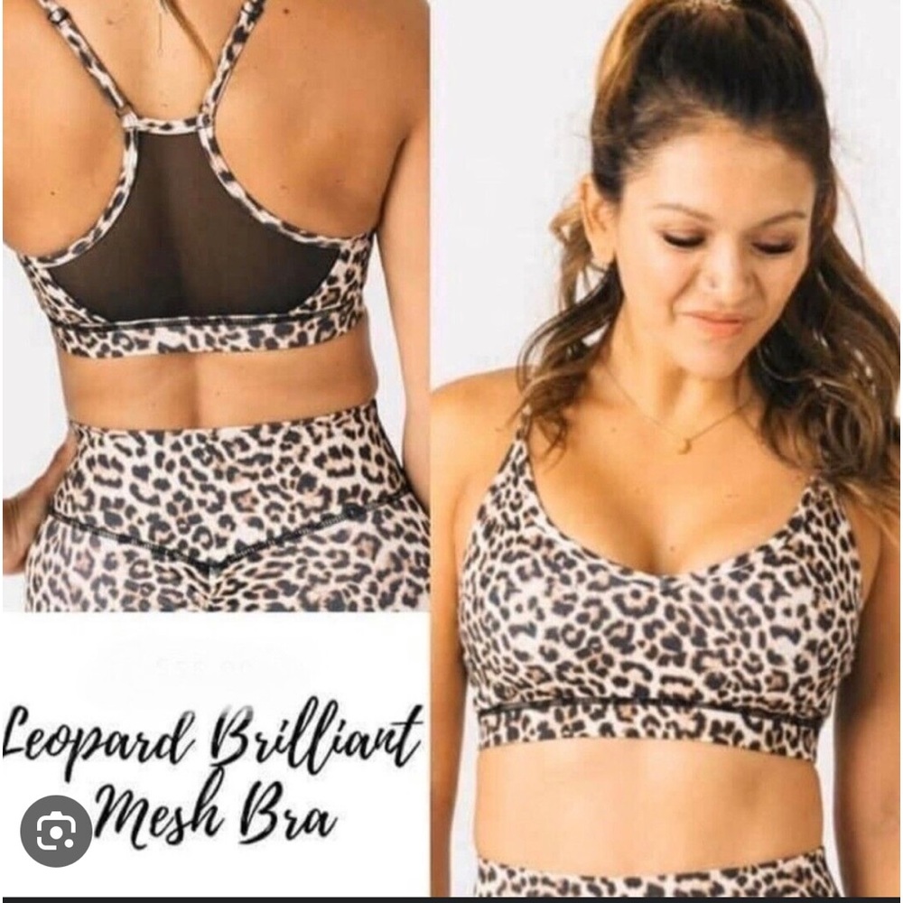 Zyia Leopard Bra. Size small.
